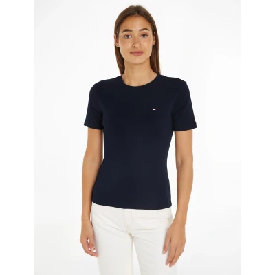 Abbildung von Tommy Hilfiger NEW SLIM CODY Tshirt basic, Damen, Größe: XS, Desert sky
