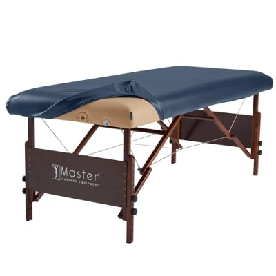 Abbildung von Master Massage Abwischbarer Schutzbezug Uberzuge aus PU Leder für Olreiche Massageliege Königsblau