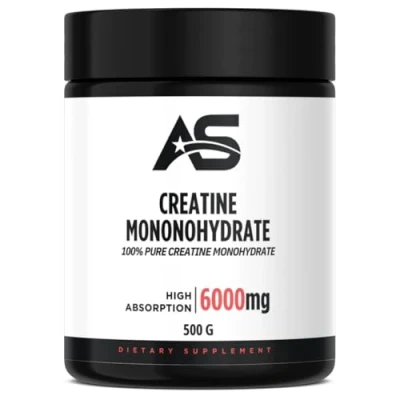 Abbildung von American Supps Creatine Monohydrate 100% pures Kreatin Monohydrat Pulver, 500 g