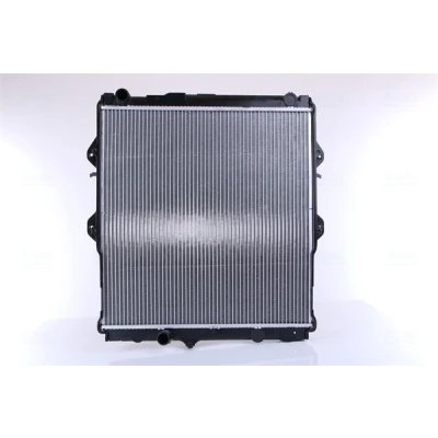 Abbildung von NISSENS 64698 Kühler, Motorkühlung Aluminium 550 529 36 Kühlrippen gelötet