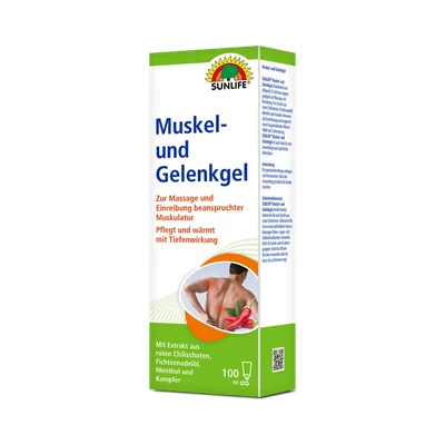 Abbildung von SUNLIFE Hautpflegegel SUNLIFE® Muskel und Gelenkgel 100 ml Muskelschmerzen + Fichtennadelöl