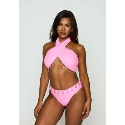 Abbildung von Moda Minx HERA Fixed Bikinitop, Damen, Größe: Small, Pink