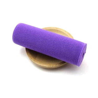 Abbildung von ELSKBRUN 2 Meter 10cm breites farbiges Gummiband, weiches Stretch Gummiband für Kleidung, DIY Nähzubehör, Lila,