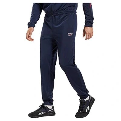Abbildung von Reebok Vector Trackpant Jogginghose, Herren, Größe: Large, navy