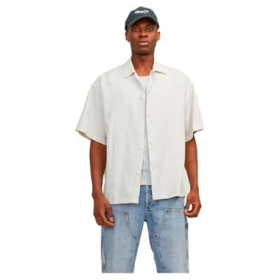 Abbildung von Jack &amp; Jones Hemd, Herren, Größe: Large, Moonbeam