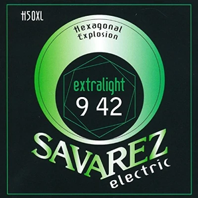 Abbildung von Savarez Saiten Für E Gitarre Hexagonal Explosion Nickel Ex Light H50Xl