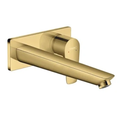 Abbildung von hansgrohe Talis E håndvaskarmatur til 2 huls, poleret guld optik