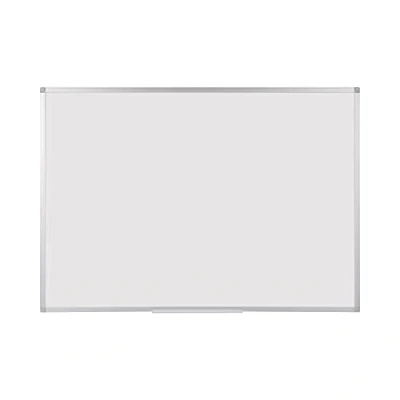 Abbildung von BoardsPlus Magnetisches Whiteboard, Emaillierte Oberfläche 105 x 75 cm Magnettafel Mit Alurahmen Und Stifteablage