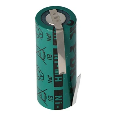 Abbildung von Akku NiMH 2200mAh 4/5A, 43x17mm passend für Braun Oral B Triumph Serie (bitte Maße prüfen)