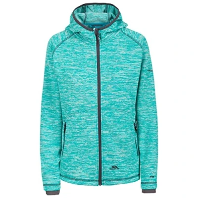 Abbildung von Trespass Damen Riverstone Warme Fleecejacke Mit Kapuze, Marine Marl, XXS