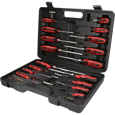 Abbildung von KS TOOLS 159.0100 Schraubendrehersatz 39 Kunststoffkoffer