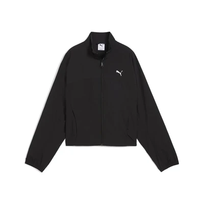Abbildung von Puma DARE TO Oversized Jacke Mit variabler Länge Damen Plain Black Größe: L