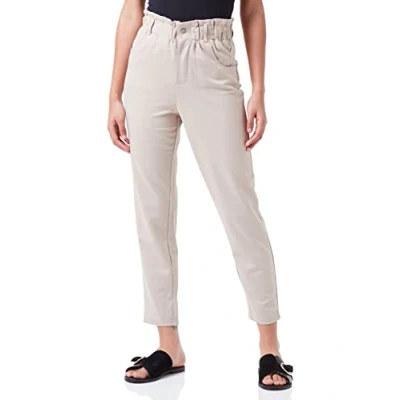 Abbildung von ONLY Women&#039;s ONLPOPTRASH OVA Life HW ANK CRT PNT NOOS Hose, Pure Cashmere, XS/32