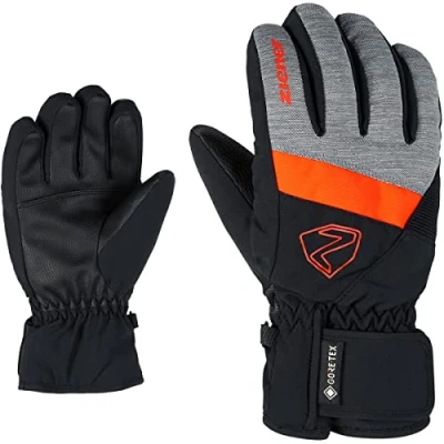 Abbildung von Ziener Jungen LEIF GTX Junior Ski Handschuhe/Wintersport Wasserdicht, Atmungsaktiv, Dark Melange.Black, 4