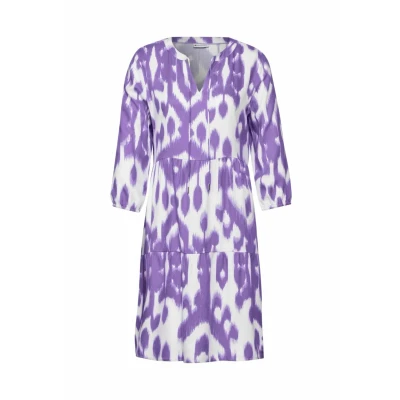 Abbildung von Street One MIT Print Freizeitkleid, Damen, Größe: 40, Lila