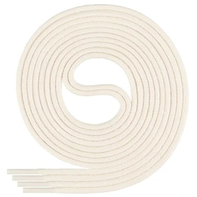 Abbildung von Di Ficchiano gewachste runde Schnürsenkel, Schuhband, Laces, Durchmesser 2 4 mm für Businessschuhe, Anzugschuhe und Lederschuhe Farbe: creamy Länge: 170cm