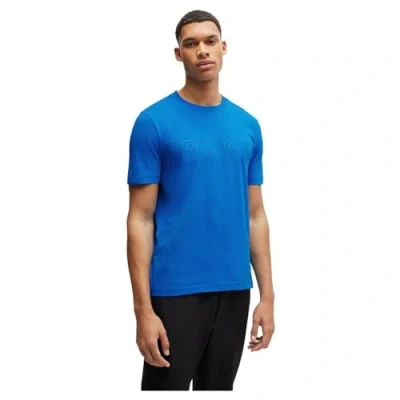 Abbildung von BOSS TEE Tshirt print, Herren, Größe: Large, Open blue