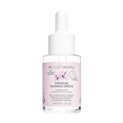 Abbildung von Brushworks Gradual Tanning Drops Serum, Damen, Größe: 30 ml, Clear