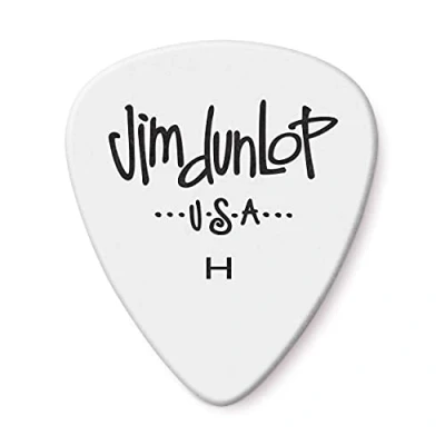 Abbildung von JIM DUNLOP Plektrum Poly Standard, 72 Stück, Weiß, Stark