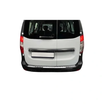 Abbildung von OMAC Ladekantenschutz Stoßstangenschutz kompatibel mit Dacia Dokker 2012 2024 Chrom Silber