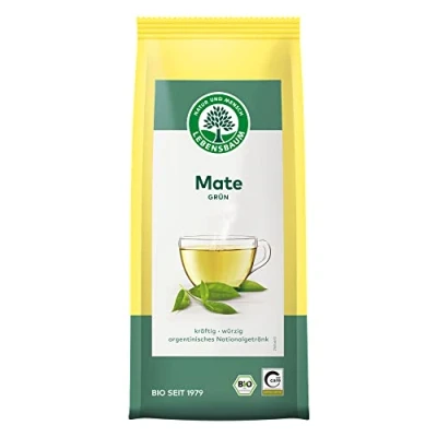 Abbildung von Lebensbaum Mate, Kräutertee mit kräftig würzigem Geschmack, argentinisches Nationalgetränk, lose, 100% Bio, 100 g