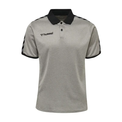 Abbildung von Hummel Hmlauthentic Functional Poloshirt, Herren, Größe: Small, Grey melange