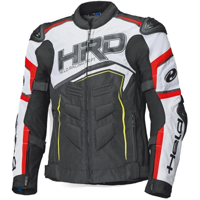 Abbildung von Held Safer SRX Textiljacke schwarz/weiß/rot S Herren