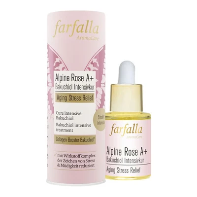 Abbildung von Farfalla Alpine Rose A+ Bakuchiol Intensivkur 15ml
