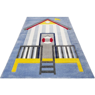 Abbildung von Esprit Kinderteppich &quot;Sea Castle ESP 21070&quot;, rechteckig, Kurzflor mit maritimem Muster, Strandschloss