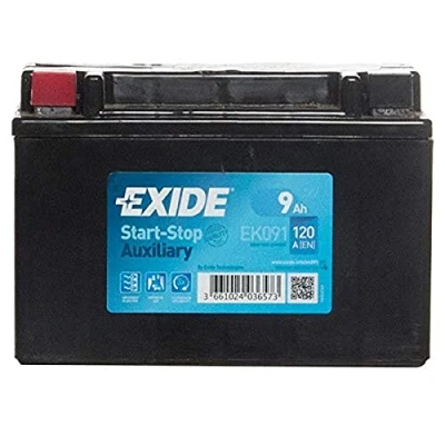 Abbildung von EXIDE Start Stop EK091 Batterie 12V 9Ah 120A B0 VOLVO: V90 II Kombi, S60 II, V60 I