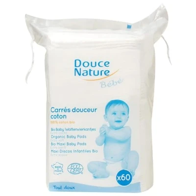 Abbildung von Maxi carrés douceur coton bio pour bébé x 60