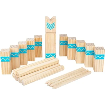 Abbildung von small foot Wikingerspiel Kubb Active, aus FSC 100% zertifiziertem Holz, Outdoorspiel für die ganze Familie, 12036