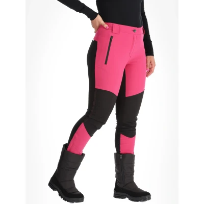 Abbildung von ICEPEAK Softshellhose/Outdoorhose Doral für Damen Wasser und Windabweisend, Farbe:Pink, Größe:36
