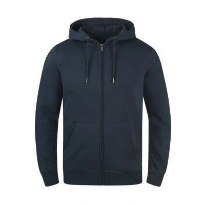 Abbildung von Solid Sdberti Ziphood Sweatshirt, Herren, Größe: Large, Blue