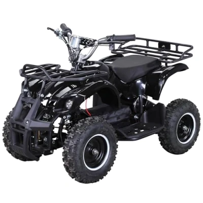 Abbildung von Actionbikes Motors Kinder Elektro Miniquad ATV Torino 𝟭𝟬𝟬𝟬 Watt 36 Volt Scheibenbremsen Umweltfreundlicher Elektromotor LED Scheinwerfer Quad (1000 Schwarz)
