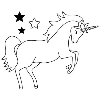 Abbildung von Artemio Holzstempel Einhorn