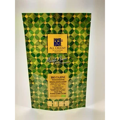 Abbildung von All Orient BIO Tajine Gewürzmischung 500g für Gerichte, Couscous, Fleisch, vegetarisch, Gemüse Vegan Marokko Baharat ohne Zusatzstoffe zuckerfrei Gewürz Mischung