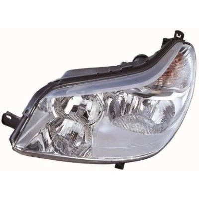 Abbildung von ABAKUS 552 1120R LD E Scheinwerfer rechts H7, PY21W, W5W, H1 glasklar für Rechtsverkehr ohne Lampenträger, Glühlampe PX26d, BAU15s, P14.5s