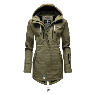 Abbildung von Marikoo Zimtzicke Parka, Damen, Größe: XS, Olive lines