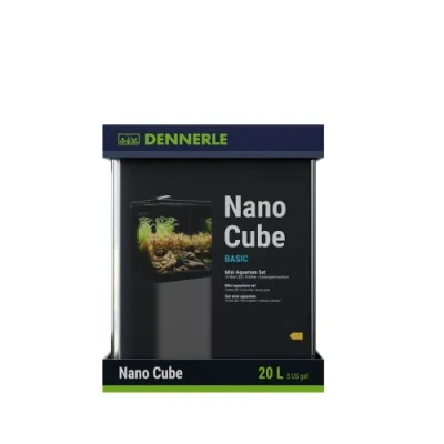 Abbildung von Dennerle Aquarium 3304 Nano Cube Basic 20 L Mini abger. Frontscheibe