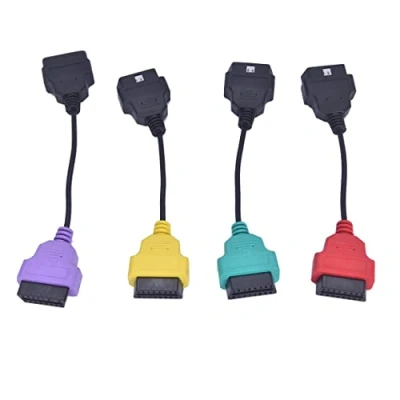 Abbildung von Alchiauto Fi at ECUScan Multi Adapter Cable for Set Diagnostic ECU Scan Tool(RedYellowPurpleGreen)