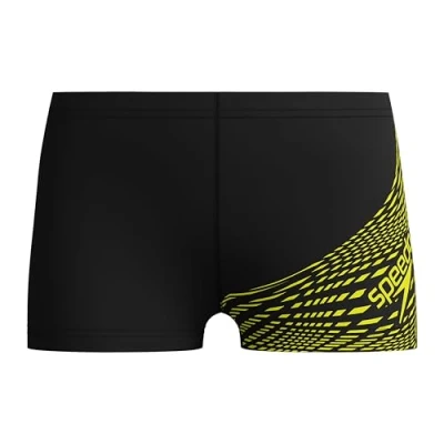 Abbildung von Speedo Medley Logo Aquashort für Jungen, Hyper Yellow, 13 Years 14