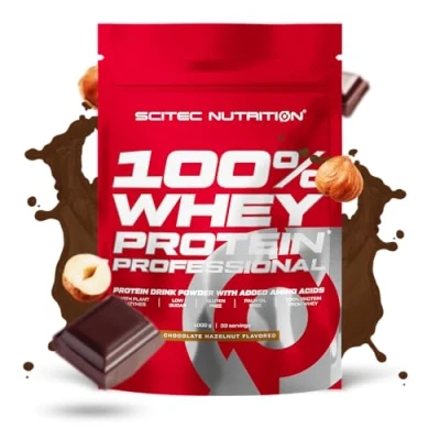 Abbildung von Scitec 100% Whey Protein Professional Schoko Haselnuss