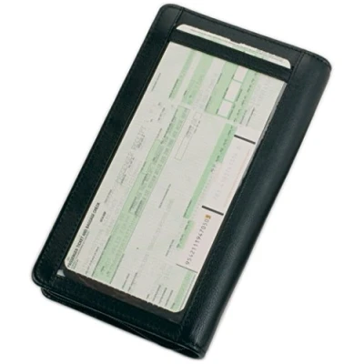 Abbildung von Alassio 41000 Reiseorganizer, Organizer aus Nappaleder, Etui für Bordkarten, Personalausweis, Reisepass, Kreditkarten und Führerschein, Lederorganizer, Lederetui schwarz, ca. 22,5 x 13 3 cm