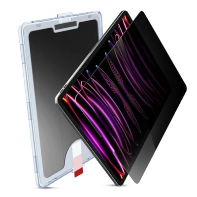 Abbildung von MOBDIK Sichtschutz Schutzfolie für iPad Pro 11 Zoll (2022&amp;2021&amp;2020&amp;2018) &amp; Air 5. / 4. Generation (2022&amp;2020) Anti Spy, 9H Schutzfolie, EZ Kit 1 Stück