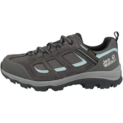 Abbildung von Jack Wolfskin VOJO 3 Texapore LOW W Hikingschuh, Damen, Größe: 41, Tarmac grey/light blue Schuhe