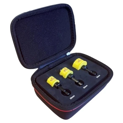 Abbildung von Starrett KCS03001 Lochsägen Set, 3 teilig, Bi Metall, schnurlos, glattschneidend