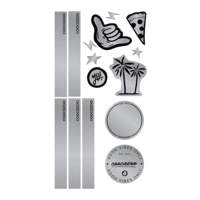 Abbildung von coocazoo Reflektierendes Stickerset Sonstige Accessoires für Kinder, Größe: One Size, Black