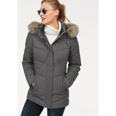 Abbildung von Polarino Steppjacke, mit Kapuze, Obermaterial winddicht, atmungsaktiv, wasserabweisend