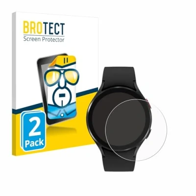 Abbildung von BROTECT (2 Stück Schutzfolie für Samsung Galaxy Watch 4 (44mm) Displayschutz Folie Ultra Klar